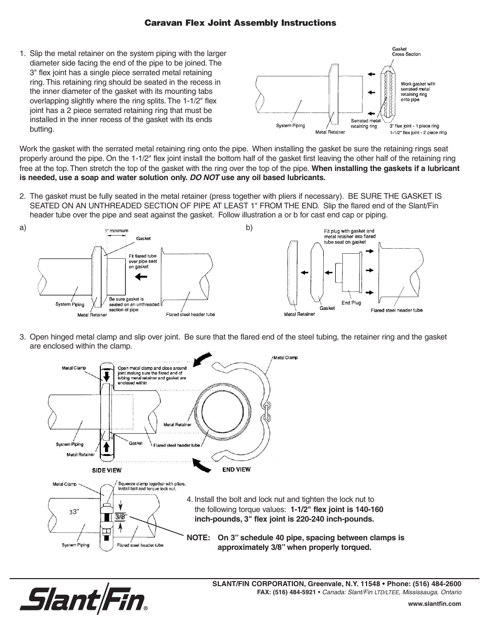Slant/Fin Caravan L-Series User Manual | Page 4 / 4
