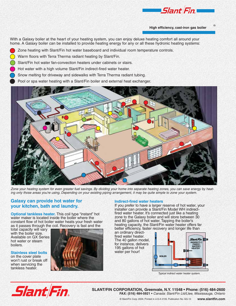 Alax, Make your house a more comfortable home | Slant/Fin GALAXYTM GG Series User Manual | Page 8 / 8