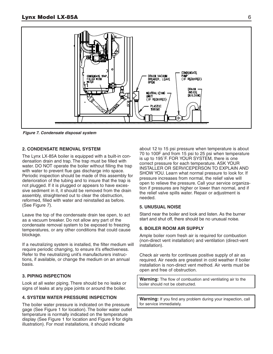 Slant/Fin Lynx LX-85A User Manual | Page 6 / 12