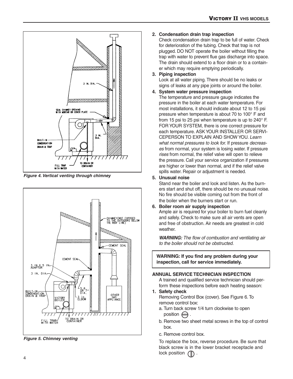 Slant/Fin VHS-120 User Manual | Page 4 / 8