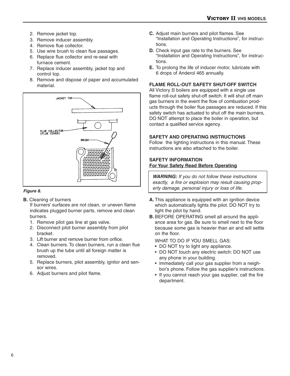 Slant/Fin VHS-120 User Manual | Page 6 / 8