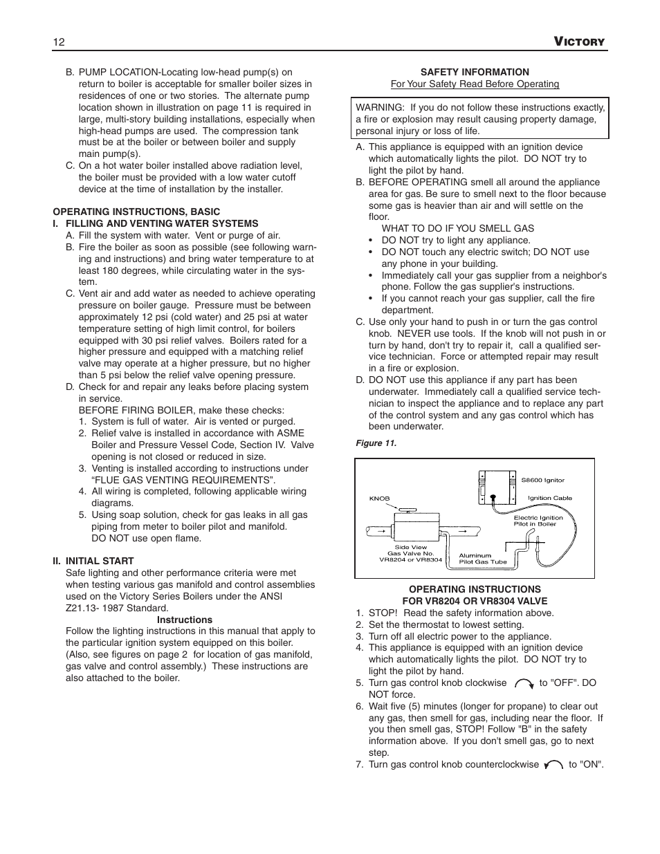 Slant/Fin V-33 User Manual | Page 12 / 20