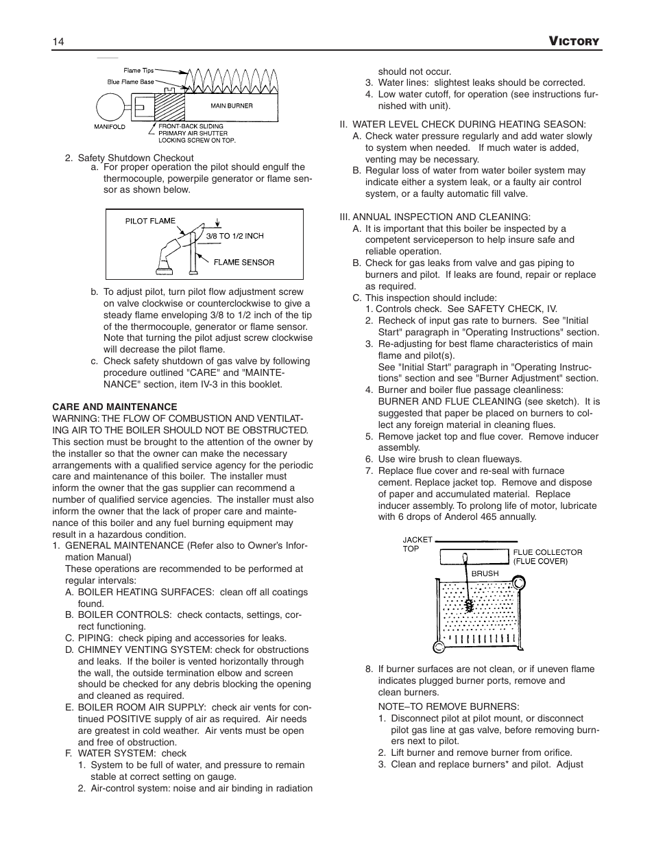 Slant/Fin V-33 User Manual | Page 14 / 20