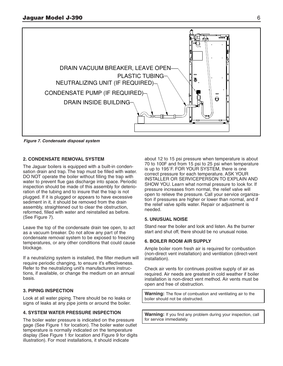 Slant/Fin Jaguar J-390 User Manual | Page 6 / 12