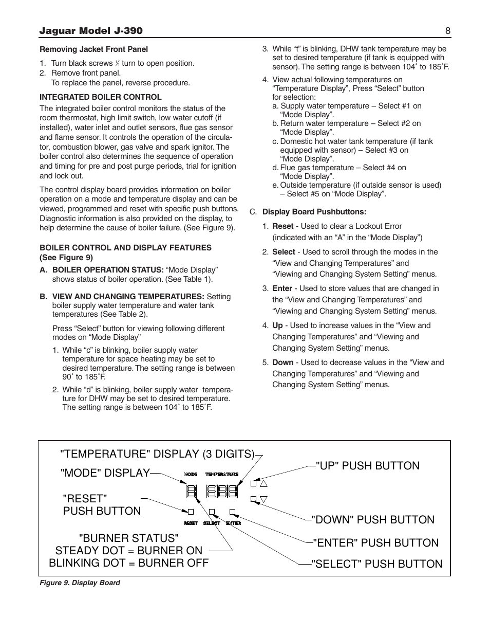 Slant/Fin Jaguar J-390 User Manual | Page 8 / 12