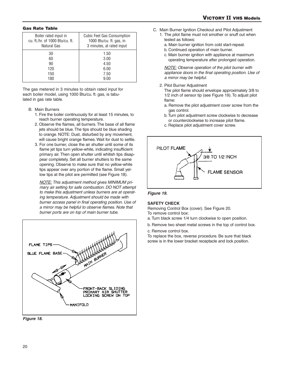 Slant/Fin VHS-180 User Manual | Page 20 / 27