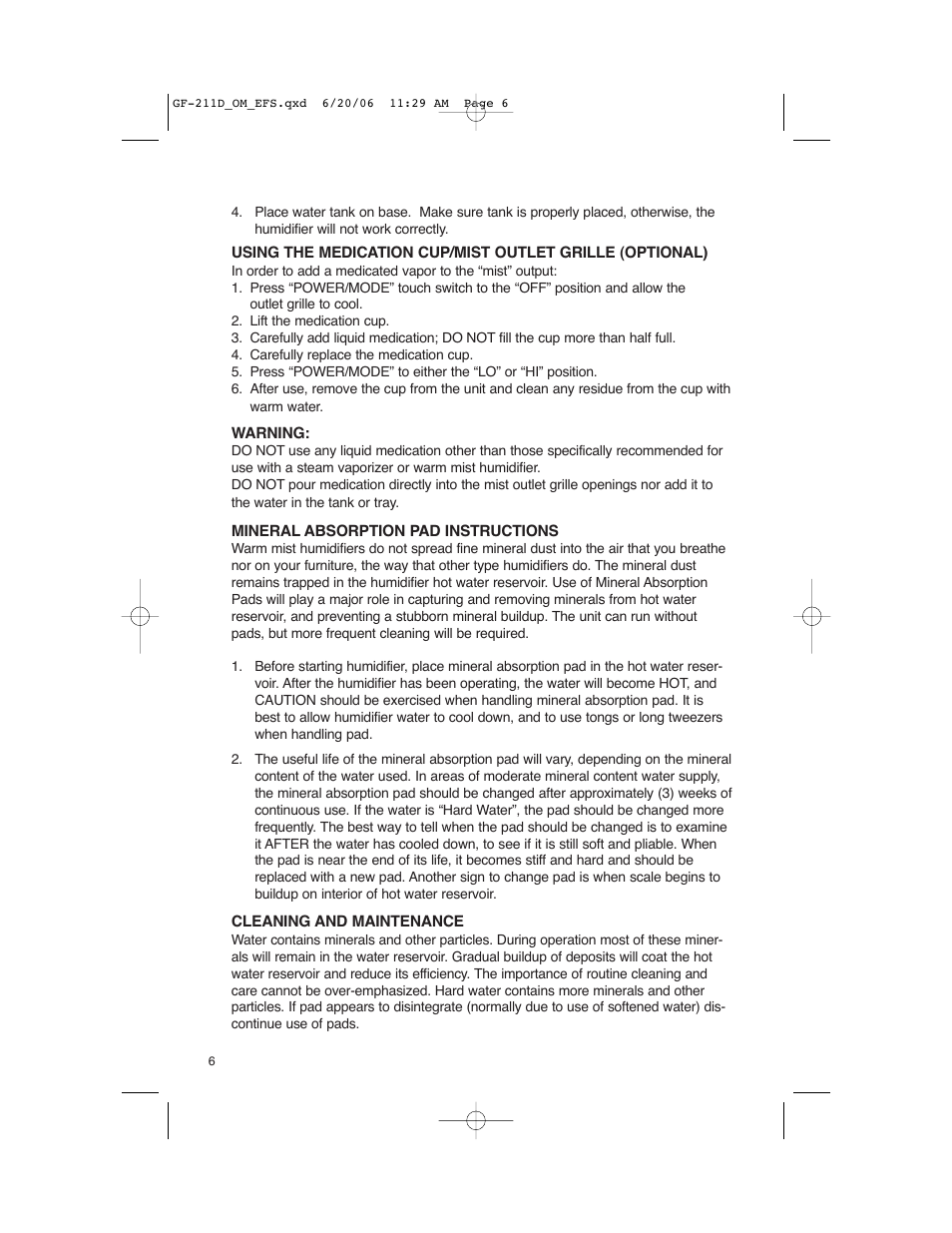 Slant/Fin GF-211D User Manual | Page 6 / 10