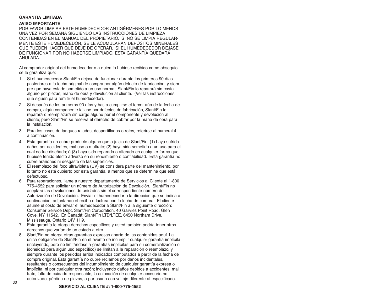 Slant/Fin GF-350 User Manual | Page 16 / 16
