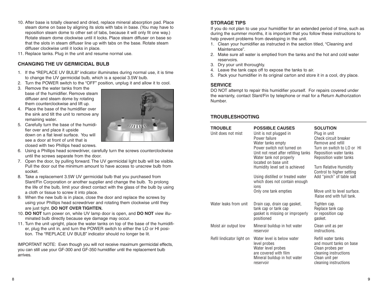 Slant/Fin GF-350 User Manual | Page 5 / 16