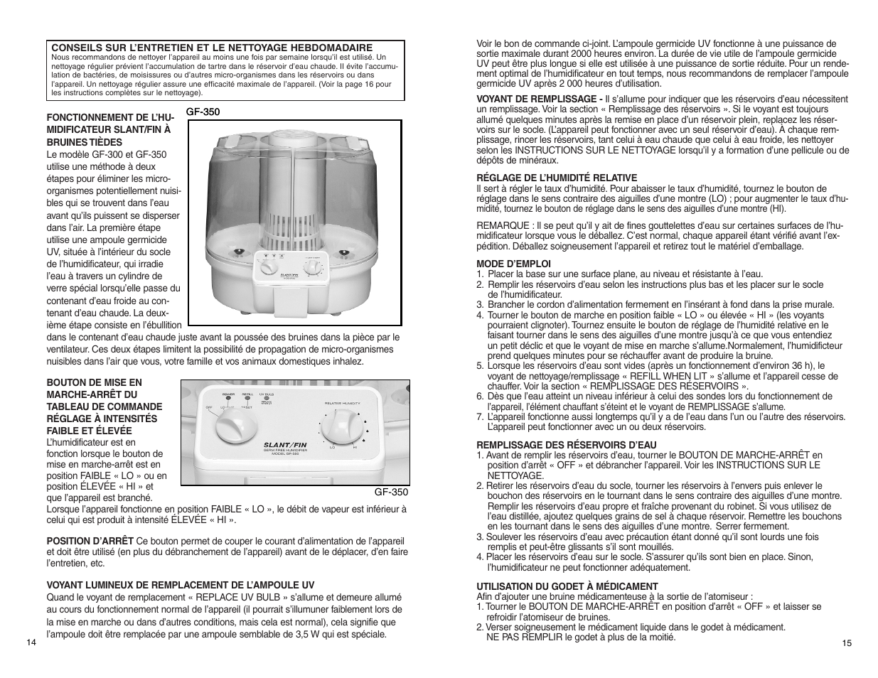 Slant/Fin GF-350 User Manual | Page 8 / 16