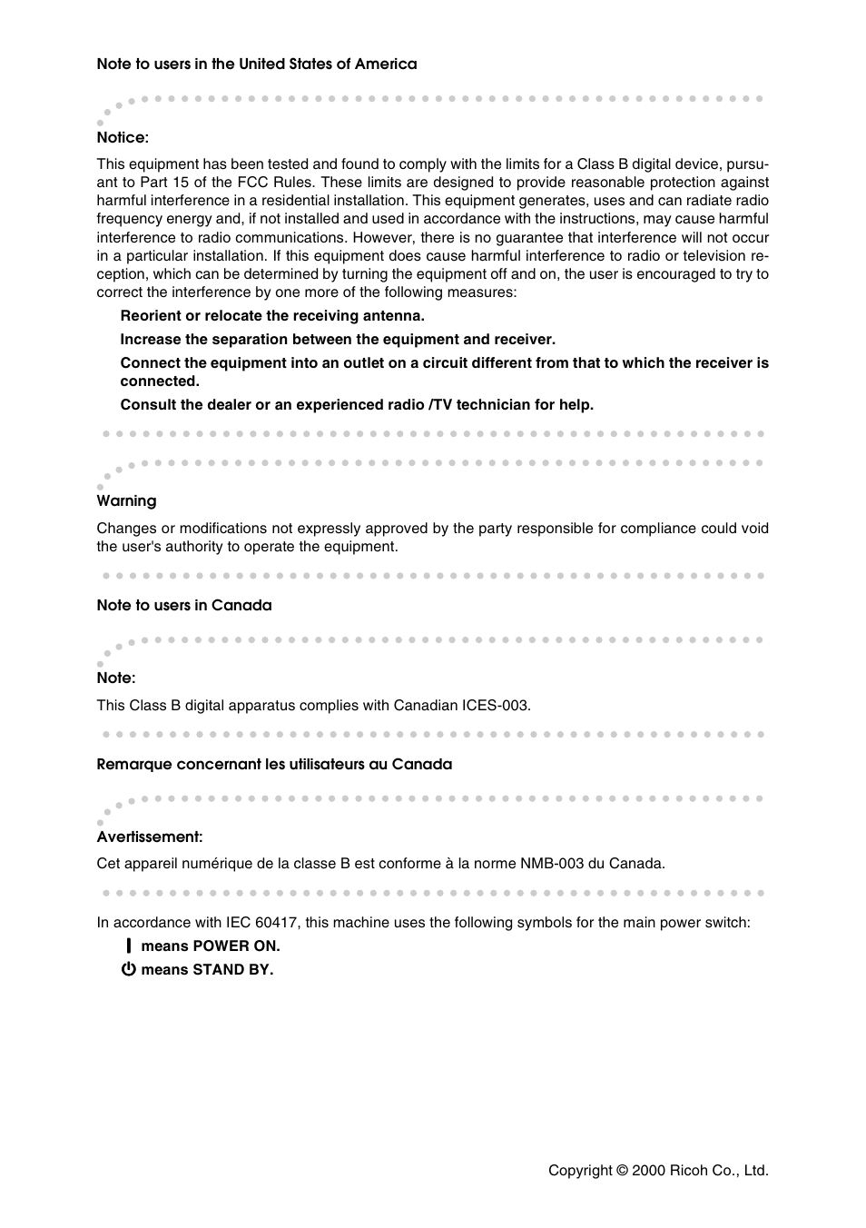 Savin C4535 User Manual | Page 3 / 107