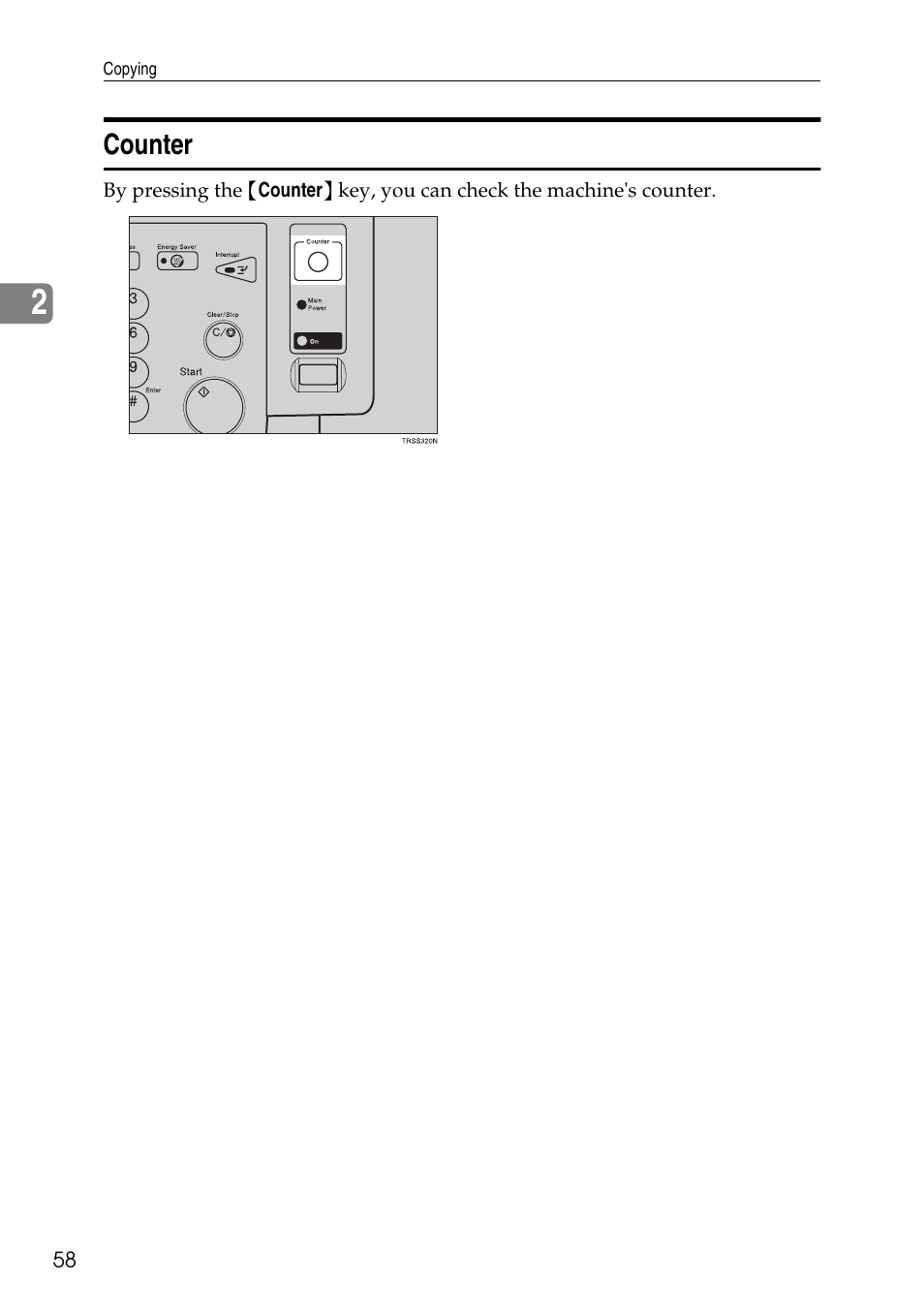 Counter | Savin C4535 User Manual | Page 69 / 107