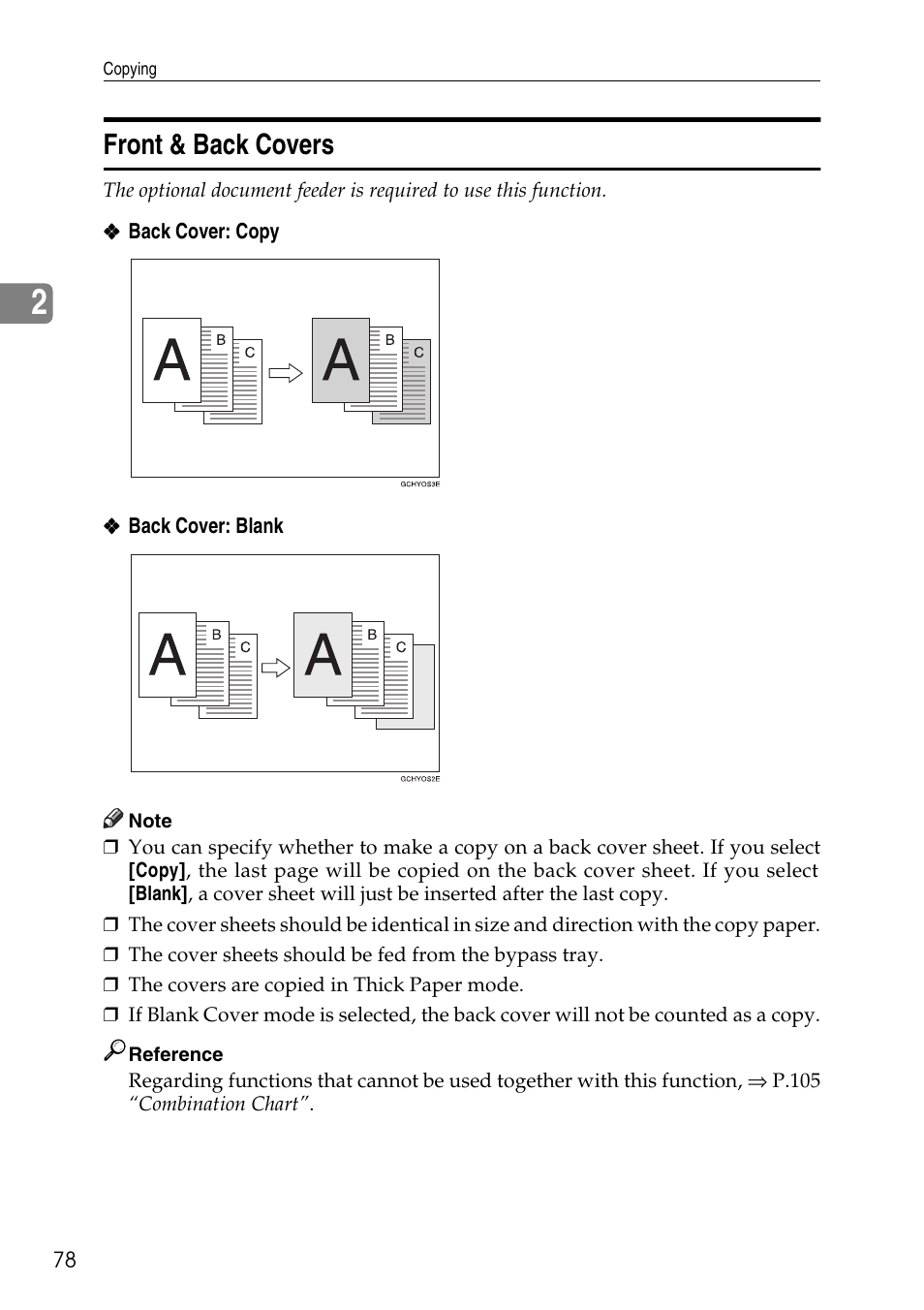 Front & back covers | Savin C4535 User Manual | Page 89 / 107