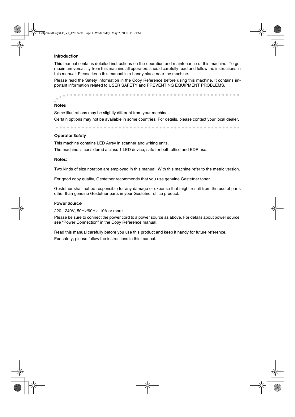 Savin 4700WD User Manual | Page 4 / 42