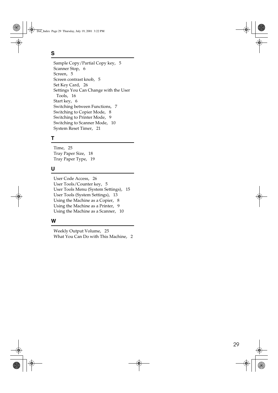 Savin 4700WD User Manual | Page 41 / 42