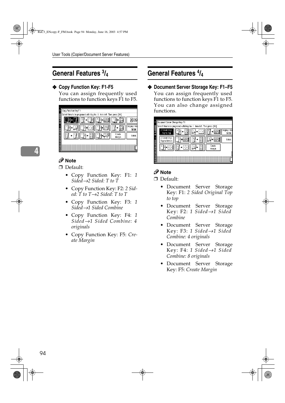 General features | Savin 4027 User Manual | Page 104 / 132