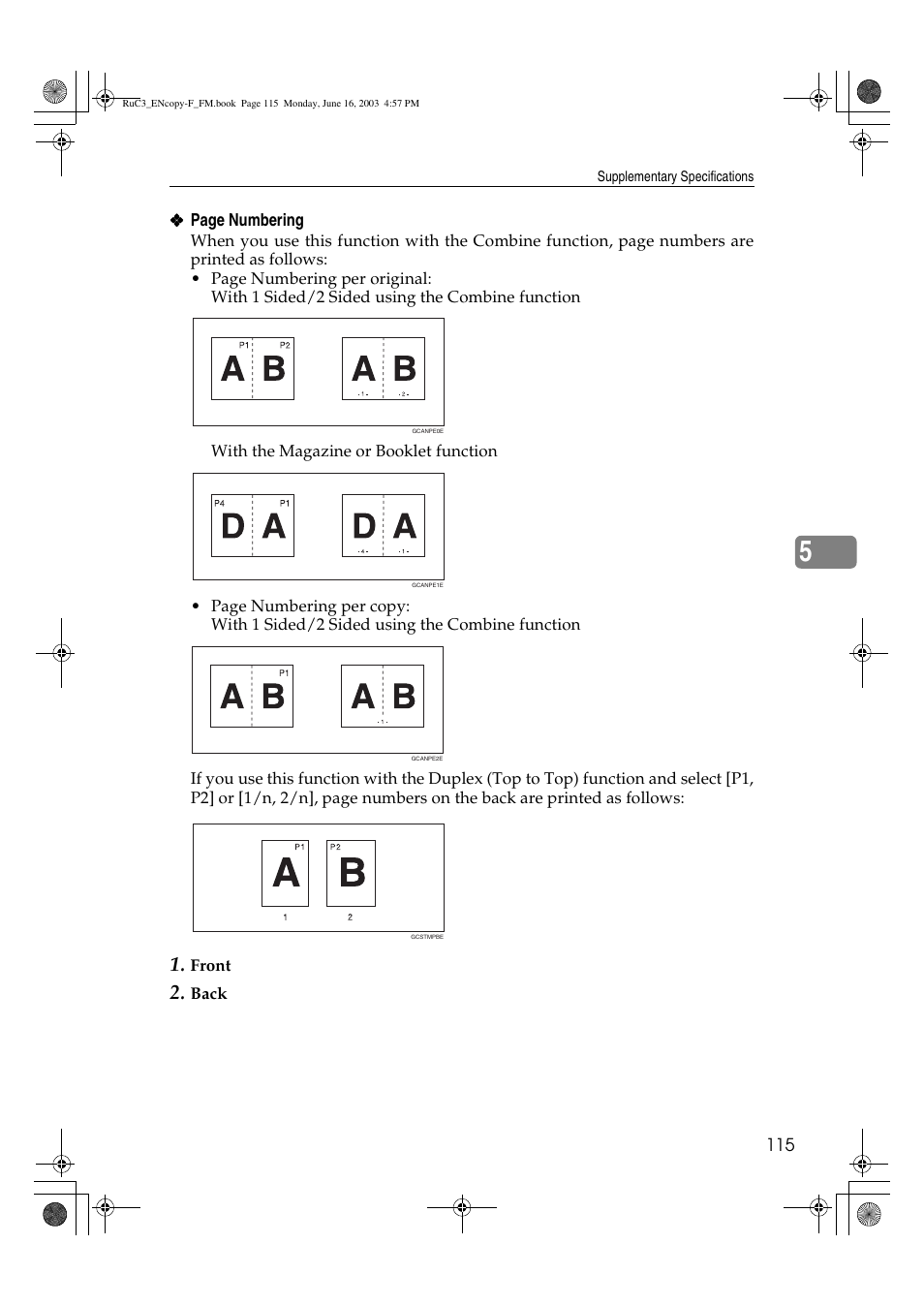 Savin 4027 User Manual | Page 125 / 132