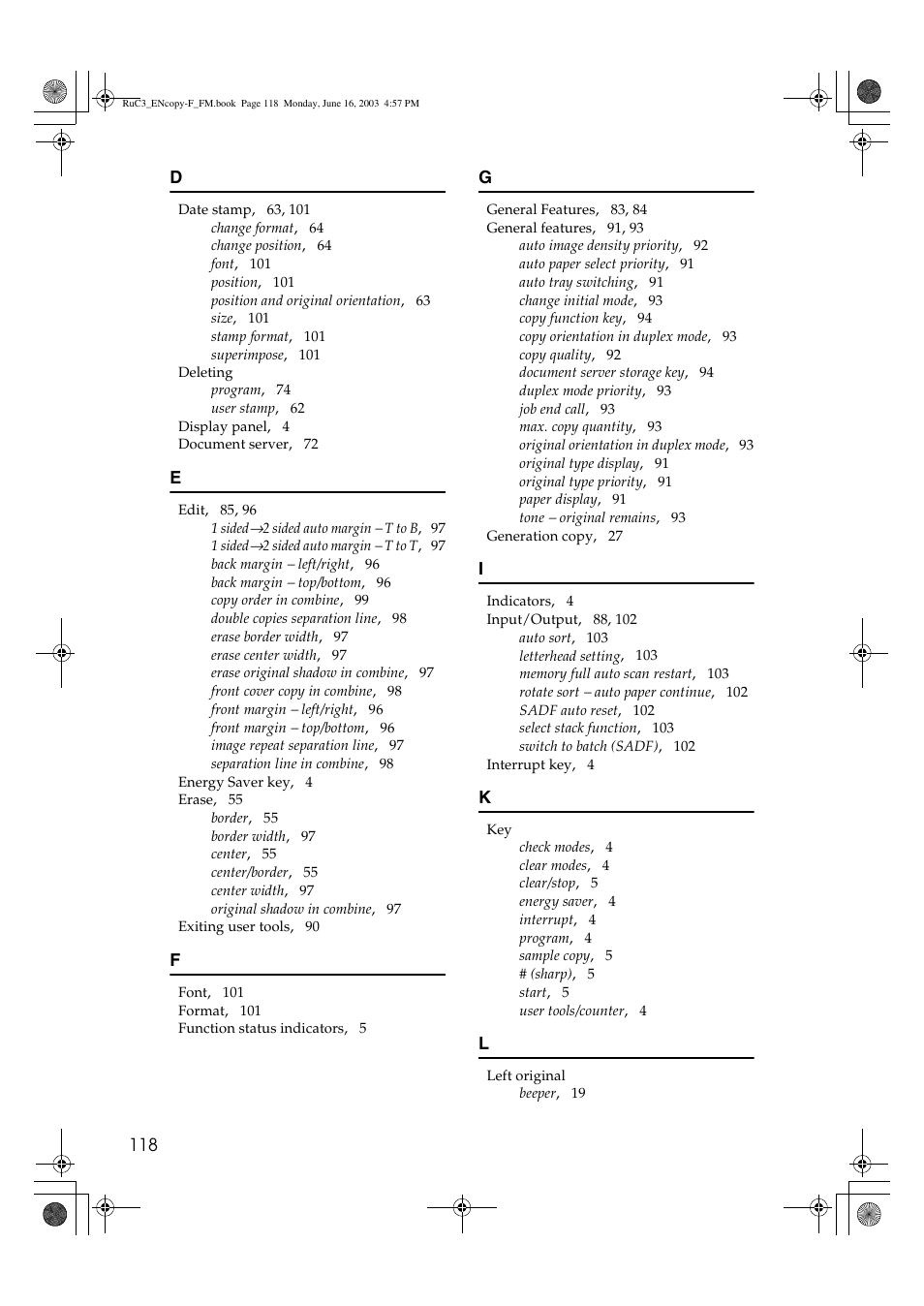 Savin 4027 User Manual | Page 128 / 132