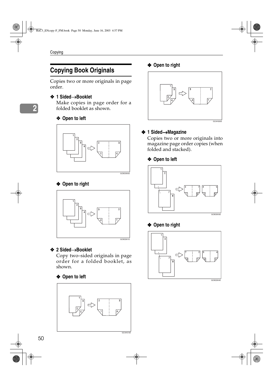 Copying book originals | Savin 4027 User Manual | Page 60 / 132