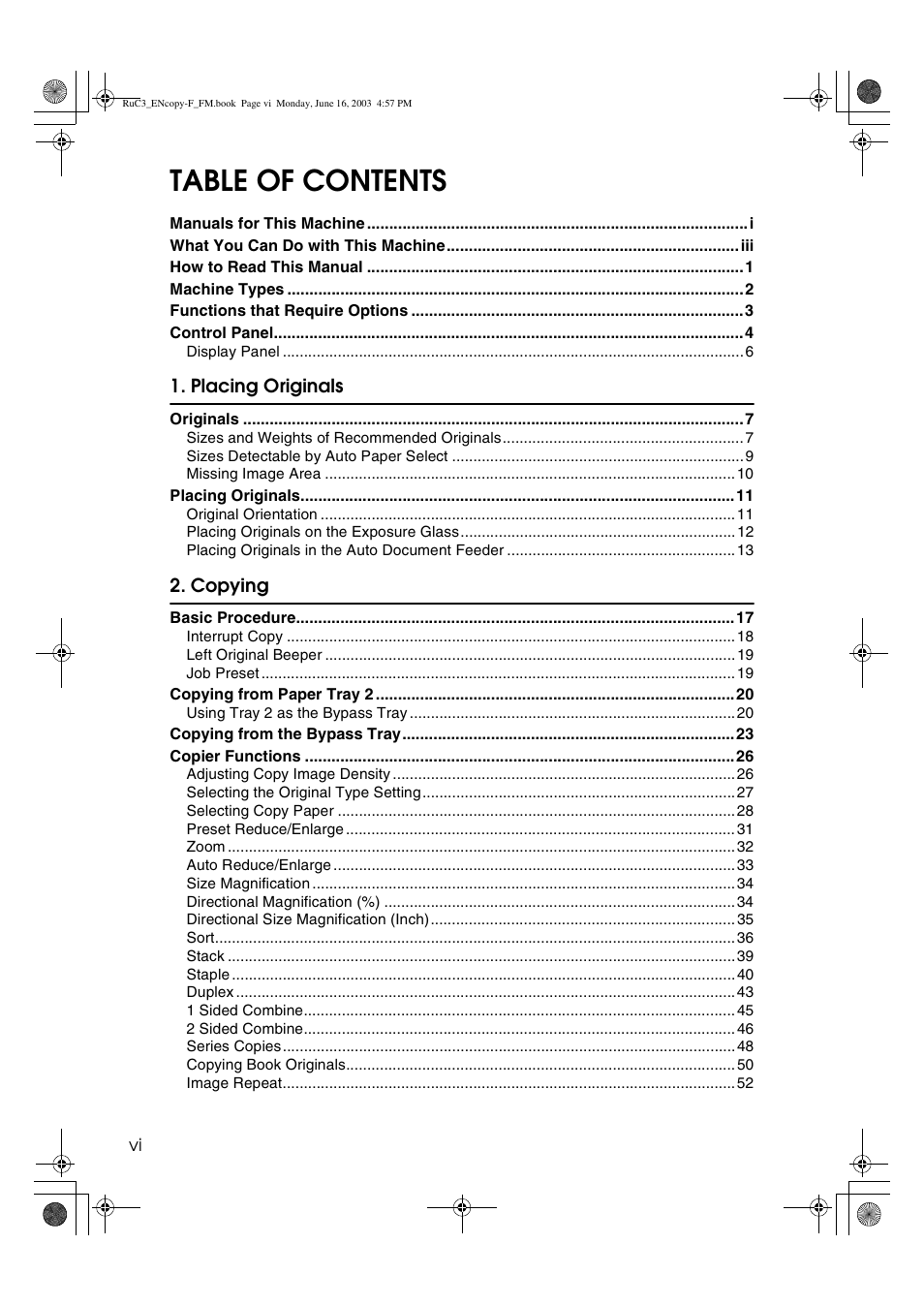 Savin 4027 User Manual | Page 8 / 132