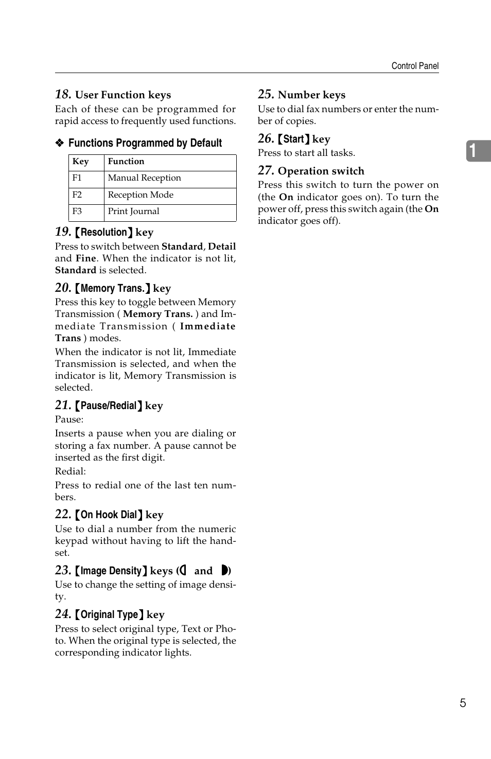 Savin G1619 User Manual | Page 15 / 176