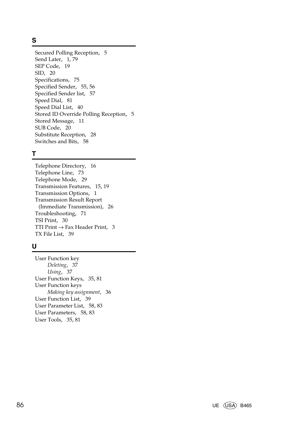 Savin G1619 User Manual | Page 174 / 176