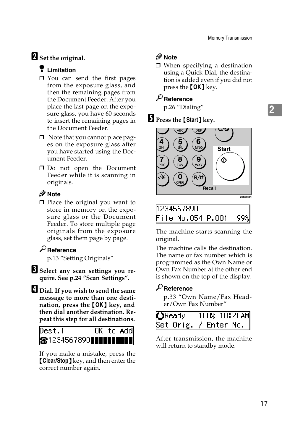Savin G1619 User Manual | Page 27 / 176