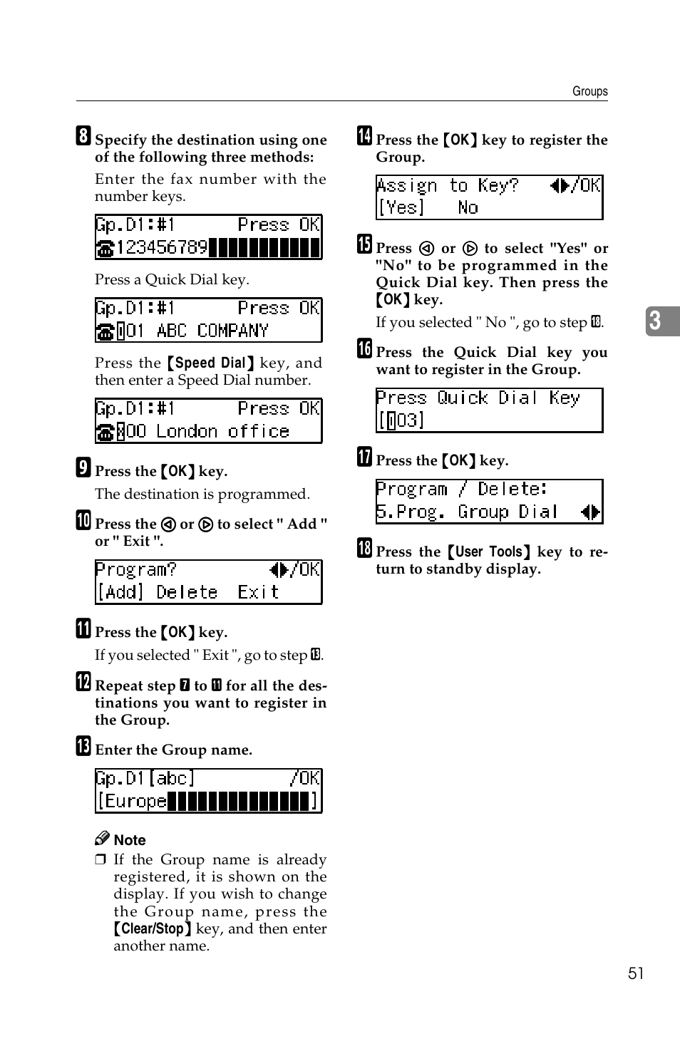 Savin G1619 User Manual | Page 61 / 176