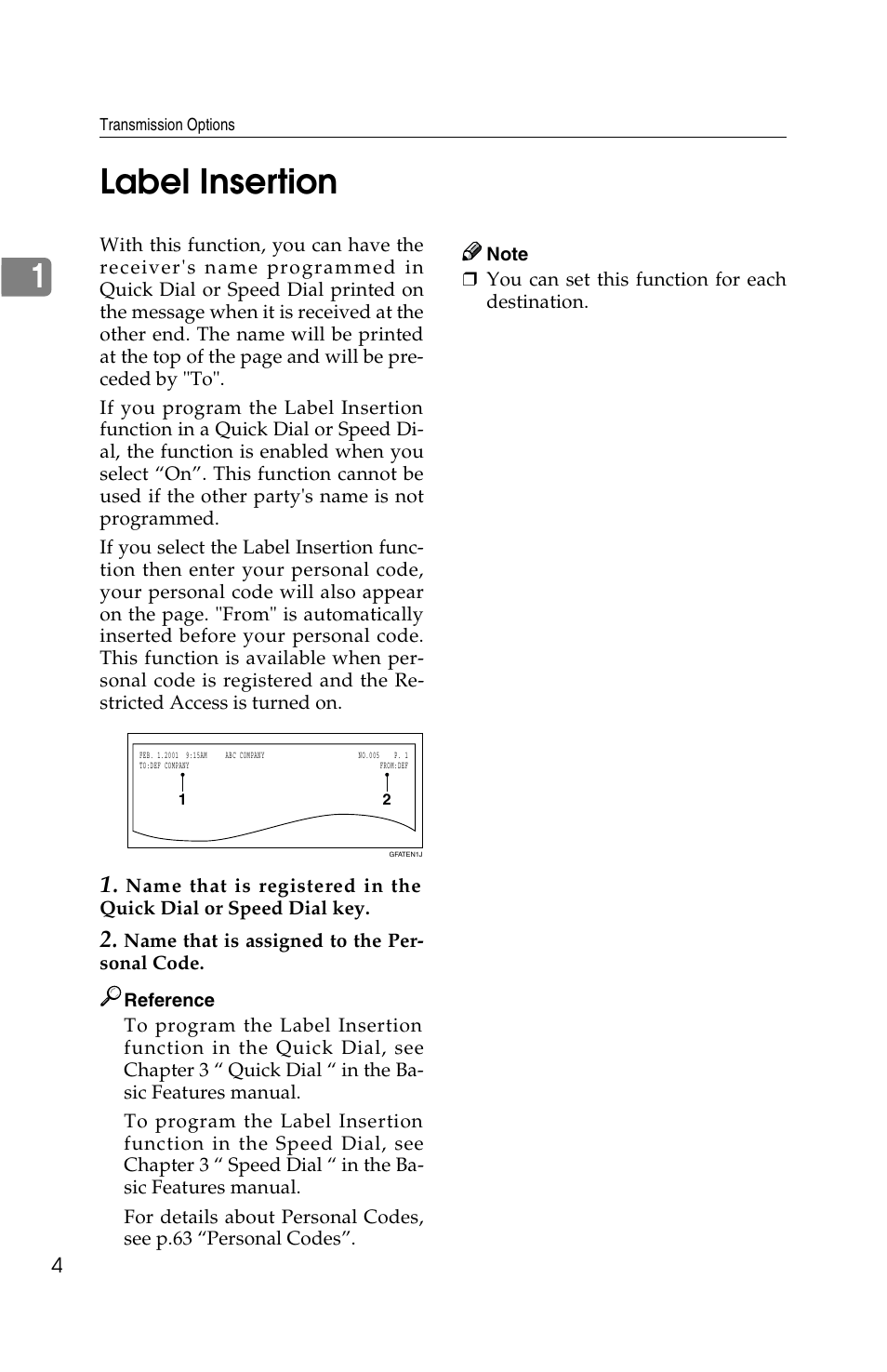1label insertion | Savin G1619 User Manual | Page 92 / 176