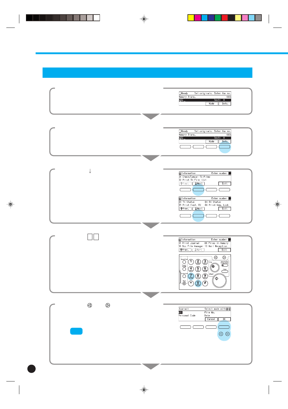 Checking communication results 1 | Savin 3699 User Manual | Page 12 / 16