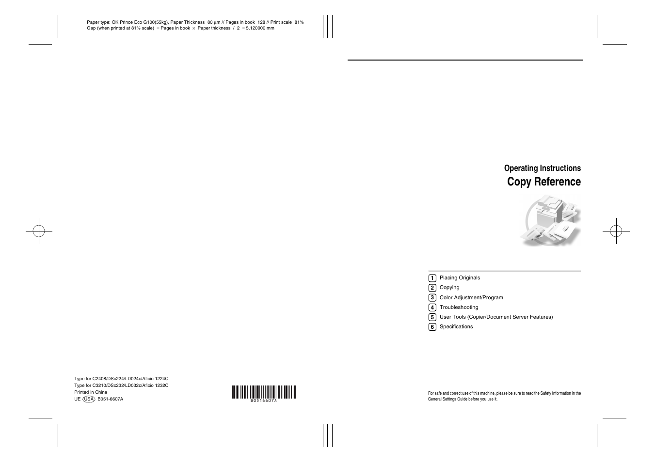 Savin C3210 User Manual | 132 pages