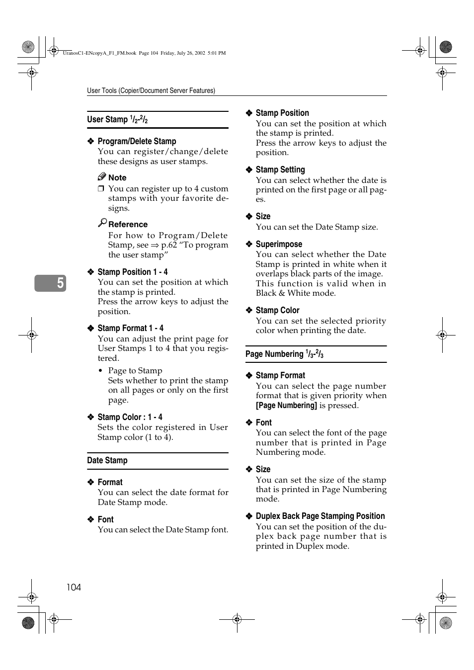 Savin C3210 User Manual | Page 114 / 132