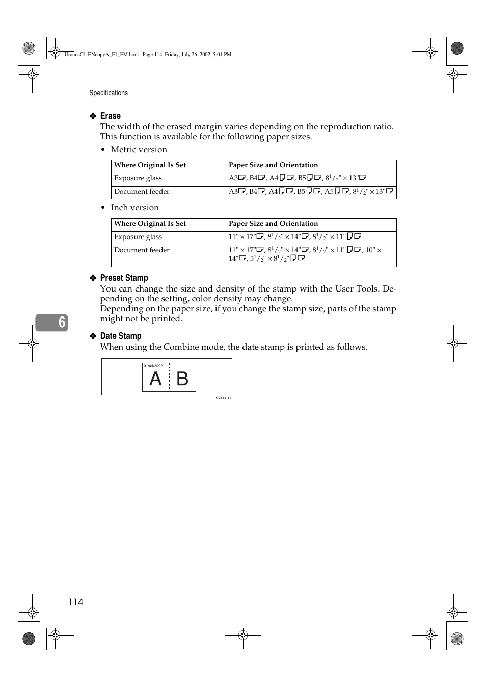 Savin C3210 User Manual | Page 124 / 132