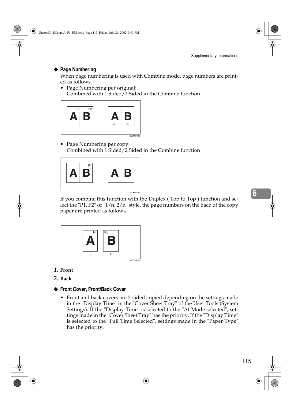 Savin C3210 User Manual | Page 125 / 132
