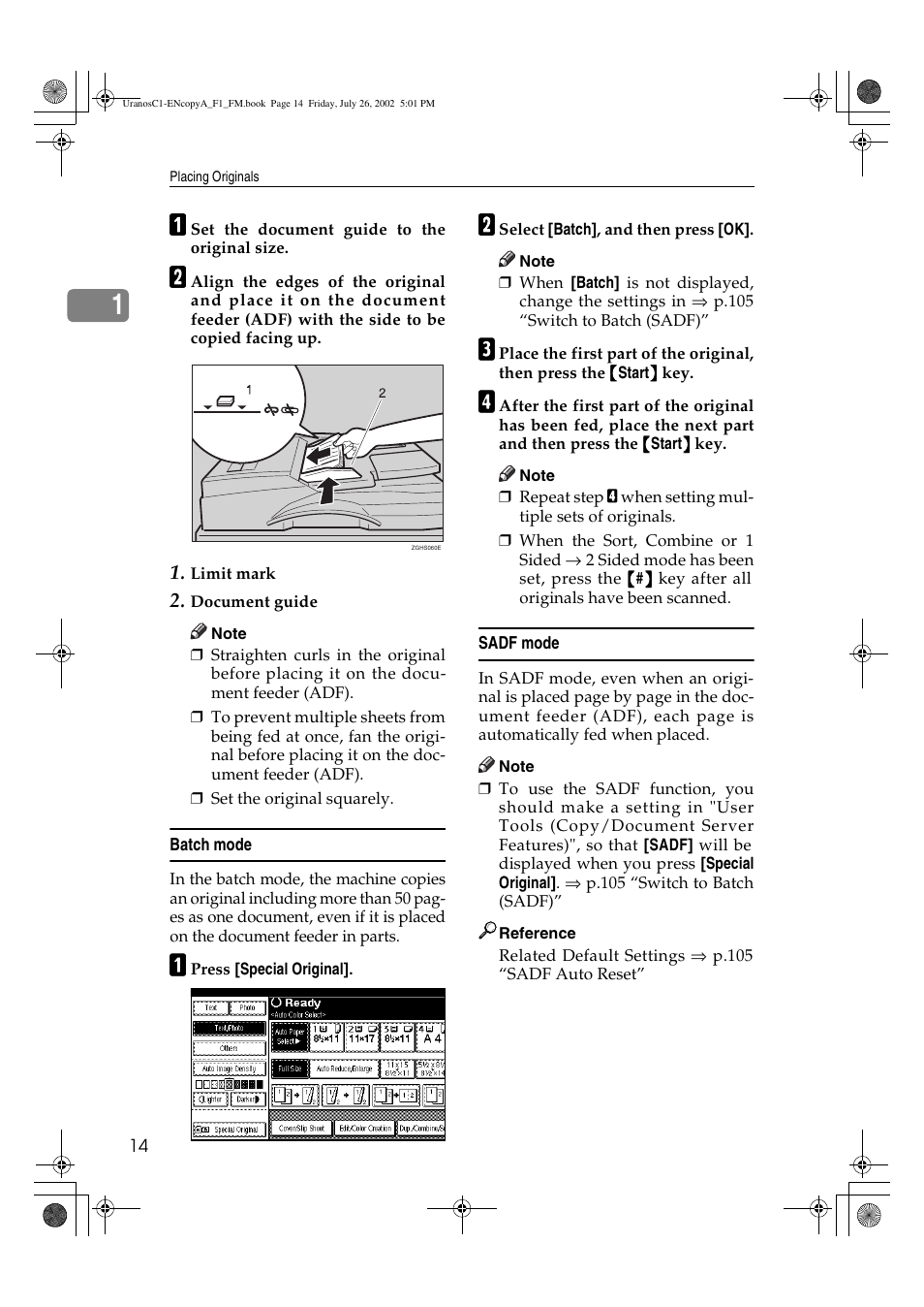 Savin C3210 User Manual | Page 24 / 132