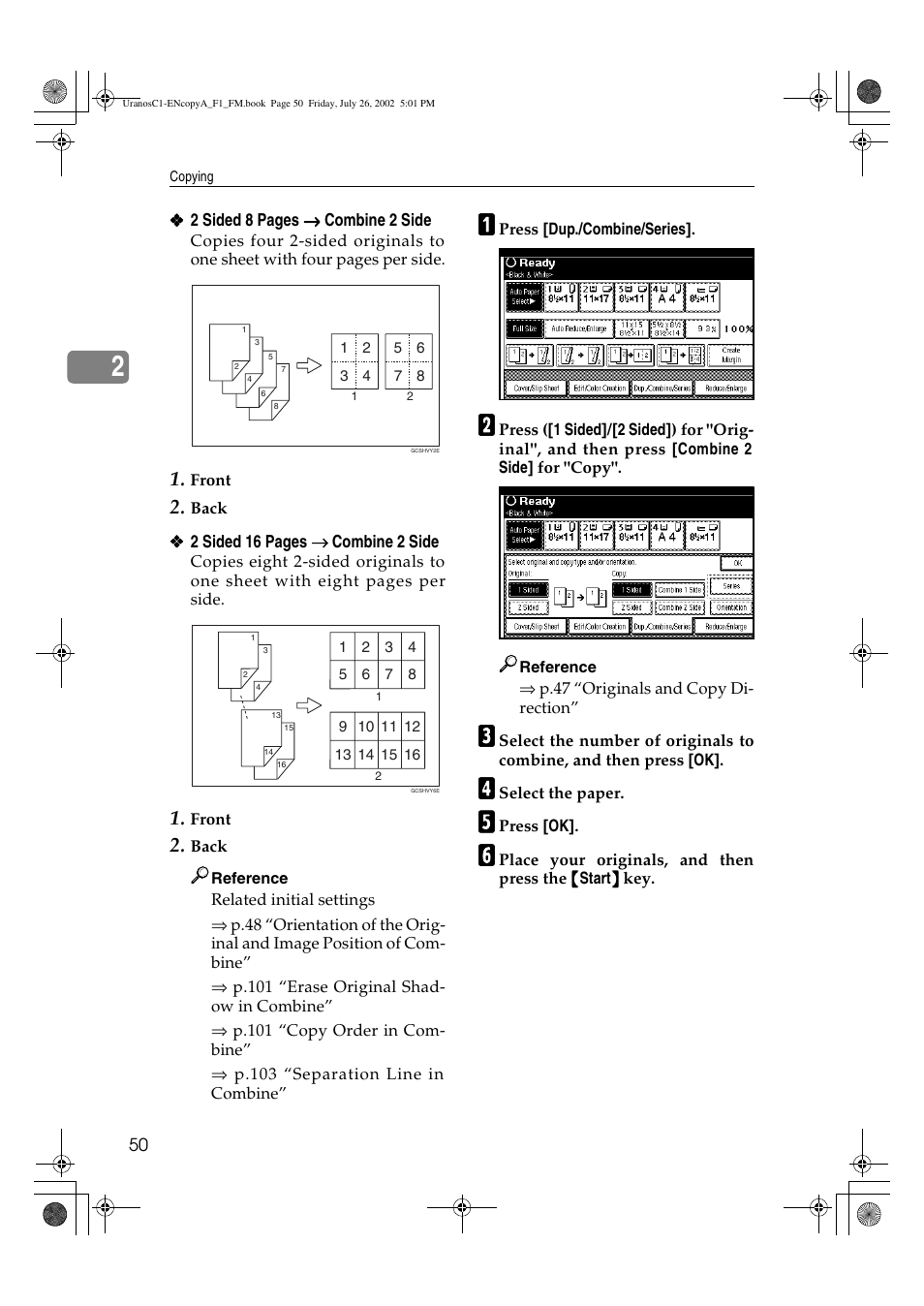 Savin C3210 User Manual | Page 60 / 132