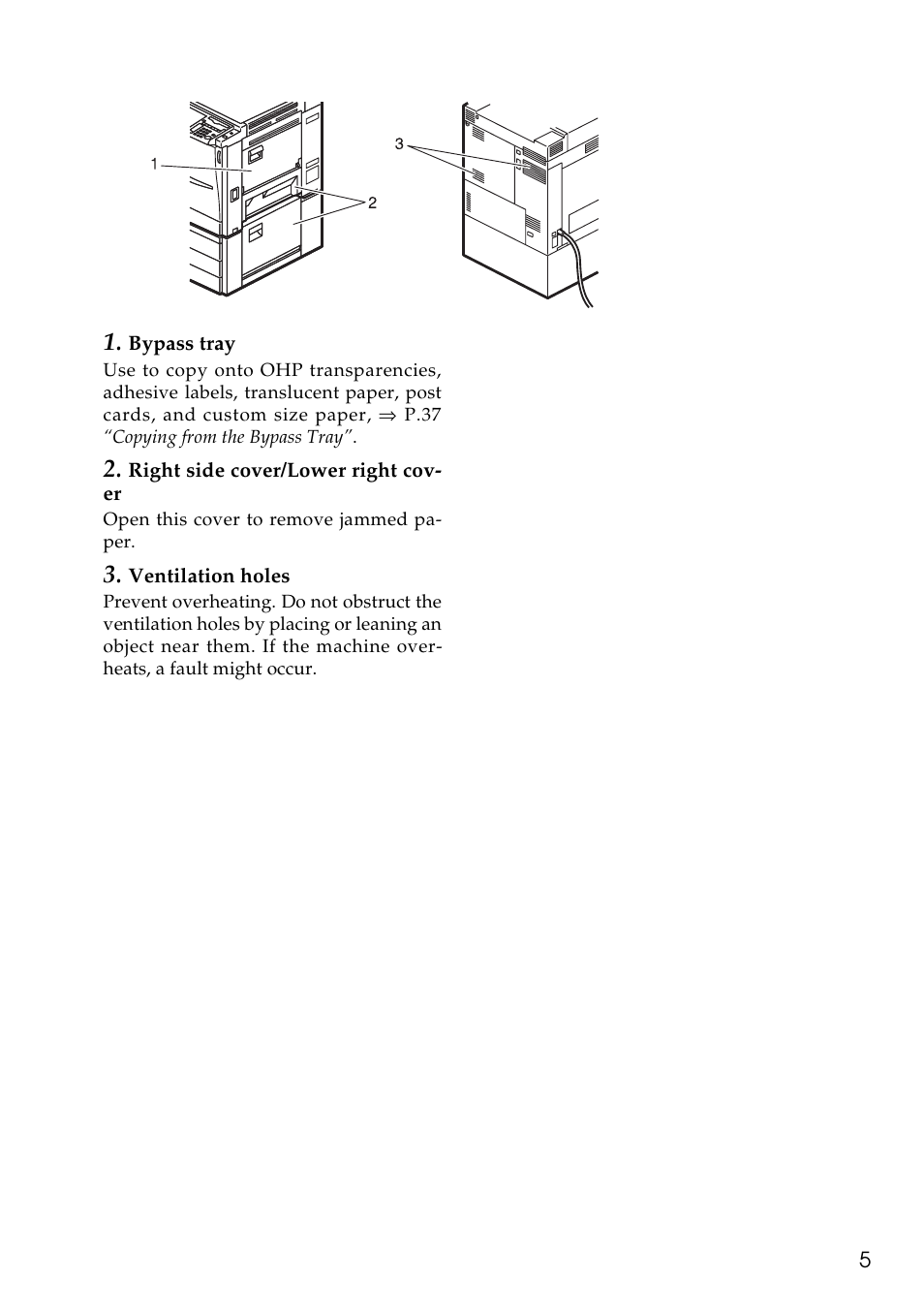 Savin Copier SDC326 User Manual | Page 15 / 112