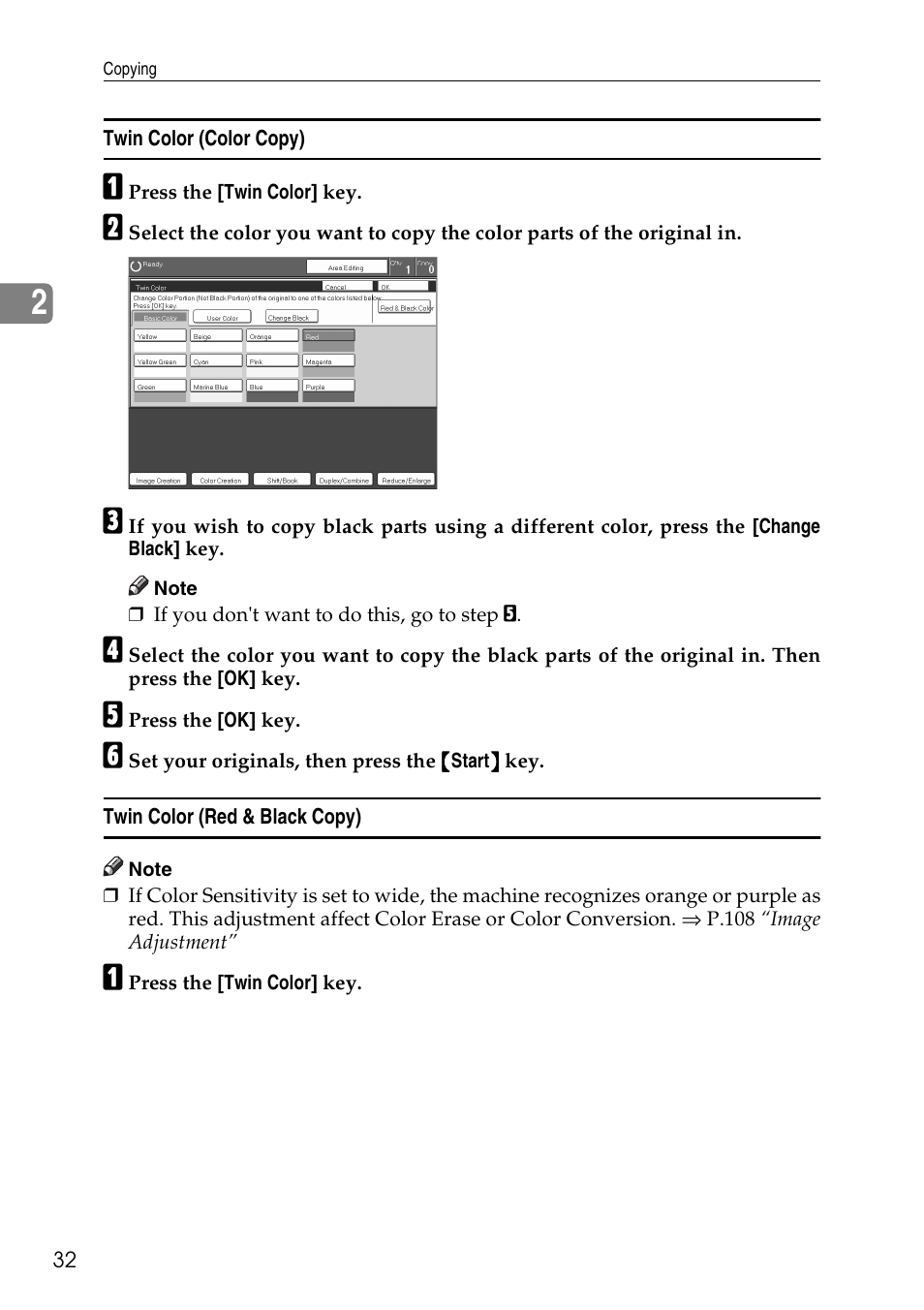 Savin Copier SDC326 User Manual | Page 42 / 112