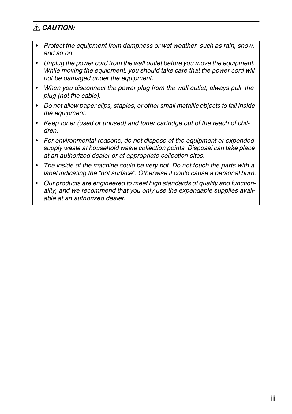 Savin Copier SDC326 User Manual | Page 6 / 112