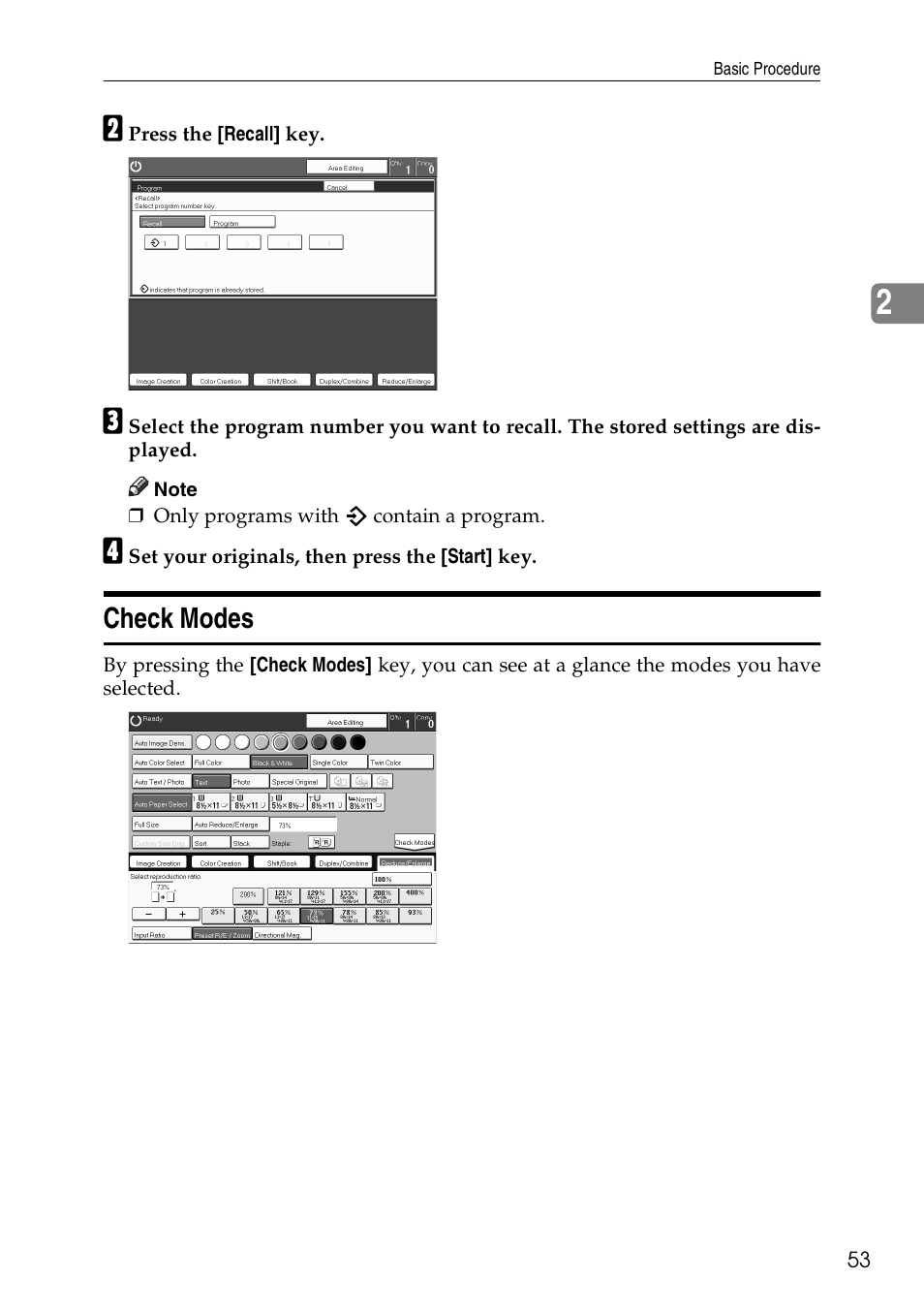 Check modes | Savin Copier SDC326 User Manual | Page 63 / 112