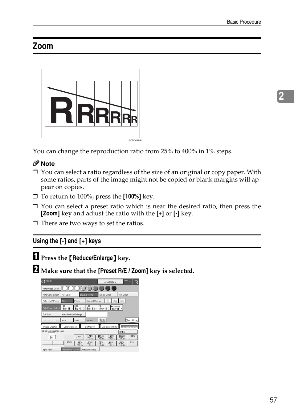 Zoom | Savin Copier SDC326 User Manual | Page 67 / 112