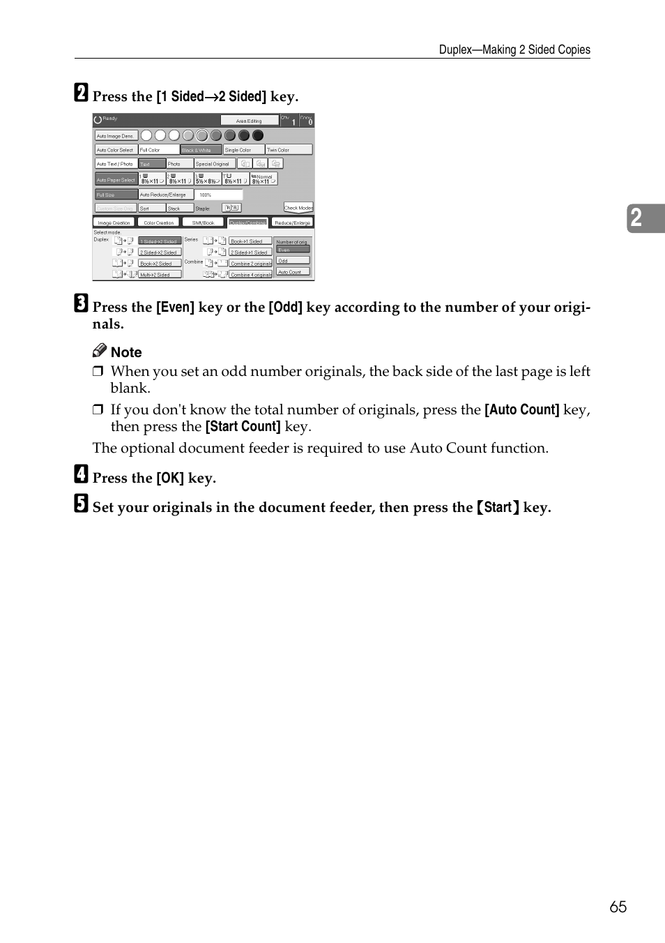 Savin Copier SDC326 User Manual | Page 75 / 112