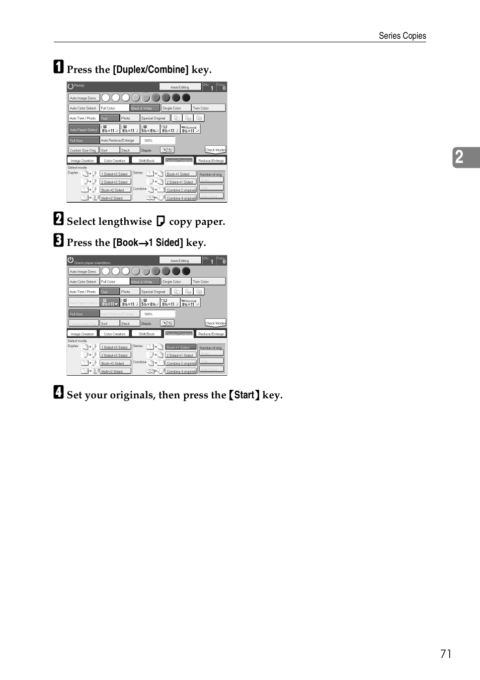 Savin Copier SDC326 User Manual | Page 81 / 112