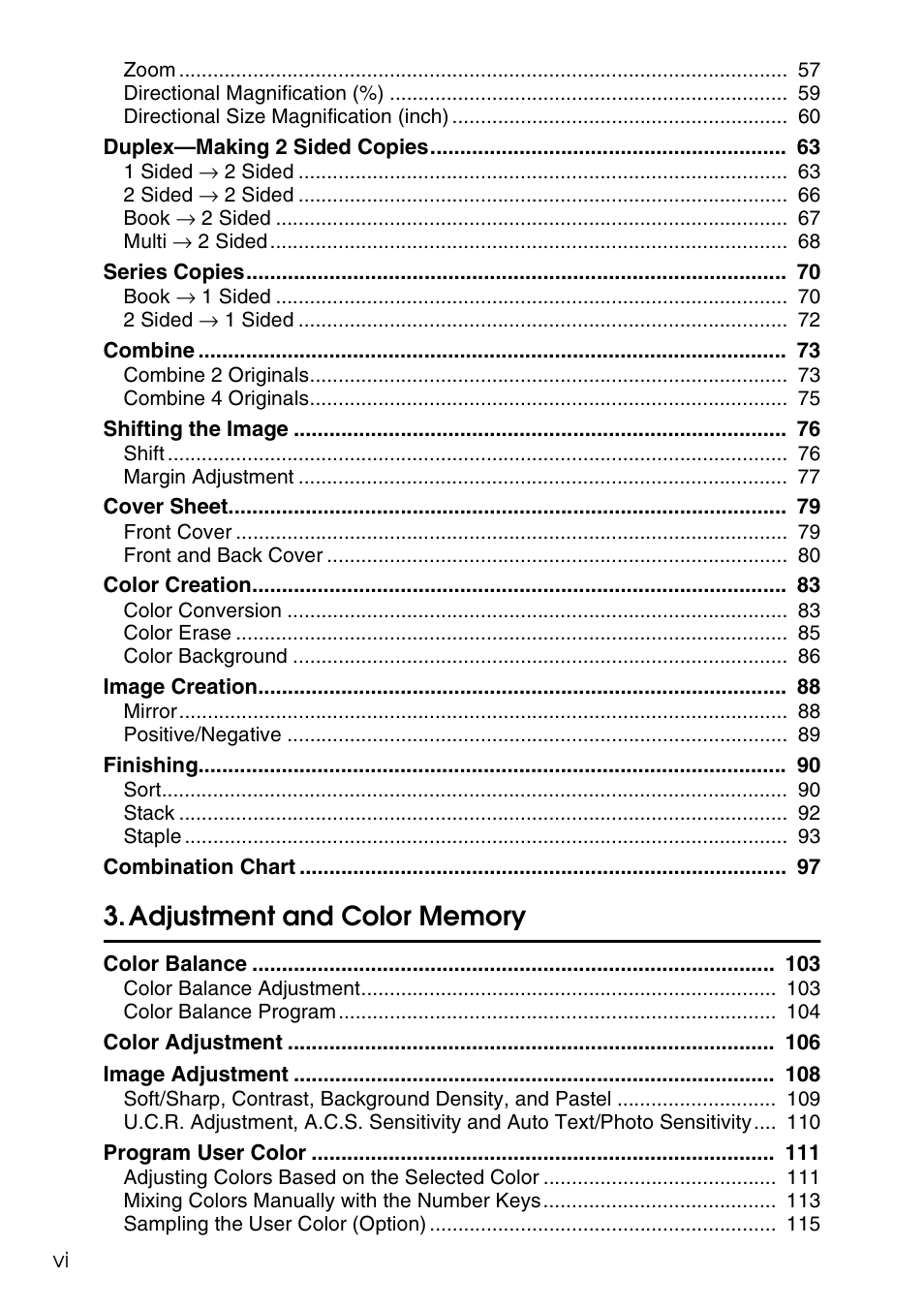 Savin Copier SDC326 User Manual | Page 9 / 112