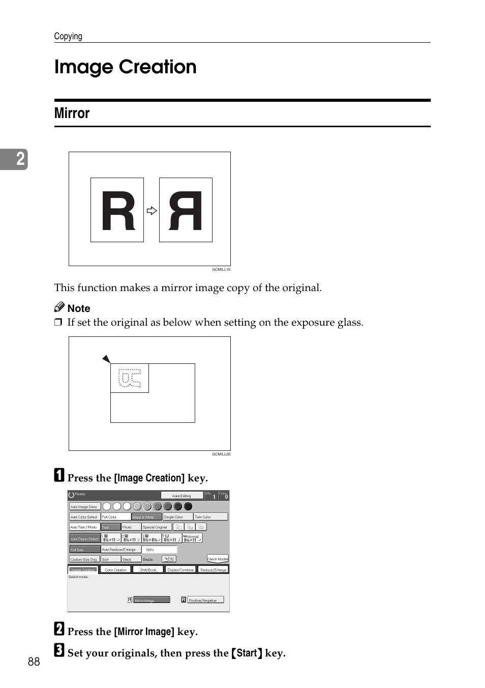 2image creation | Savin Copier SDC326 User Manual | Page 98 / 112