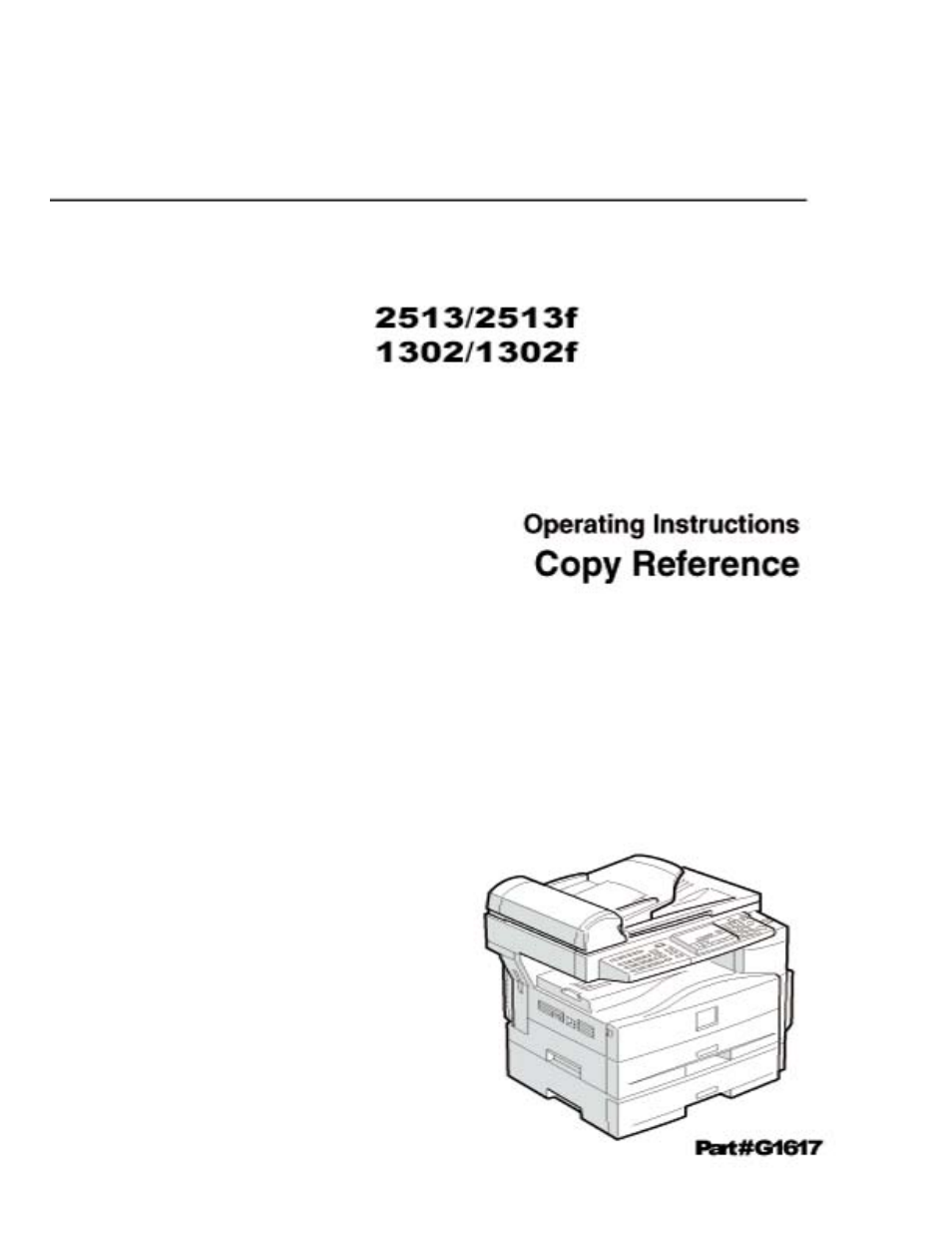 Savin 2513f User Manual | 89 pages