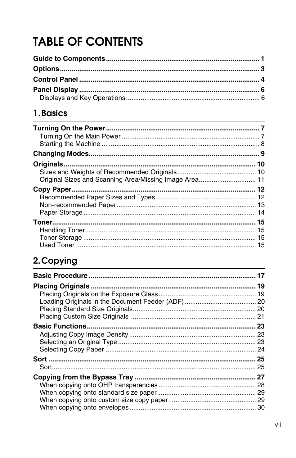 Savin 2513f User Manual | Page 10 / 89