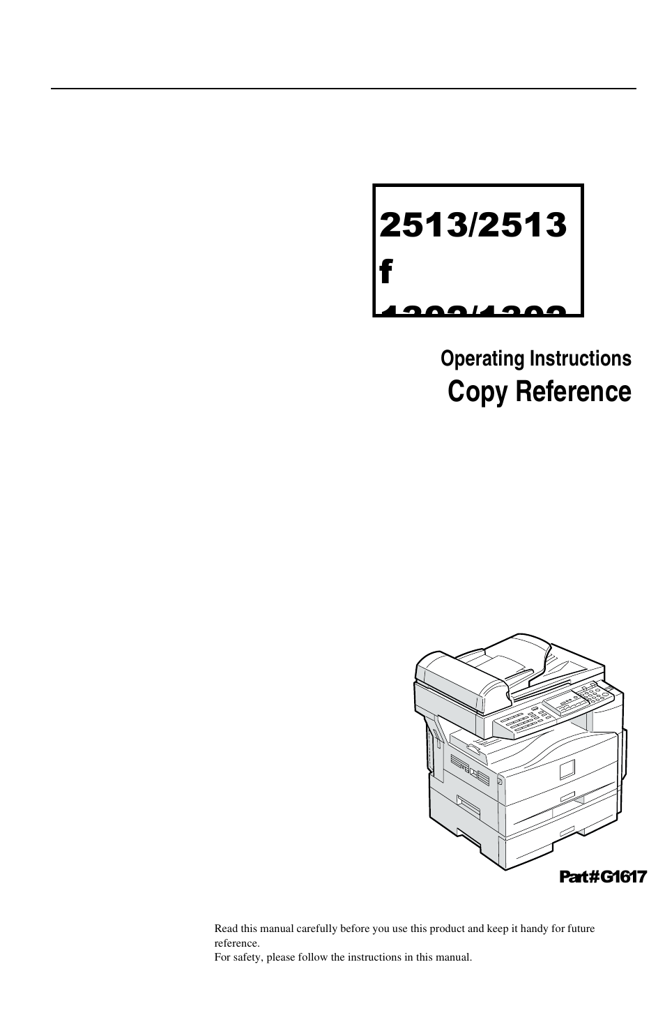 Copy reference | Savin 2513f User Manual | Page 2 / 89