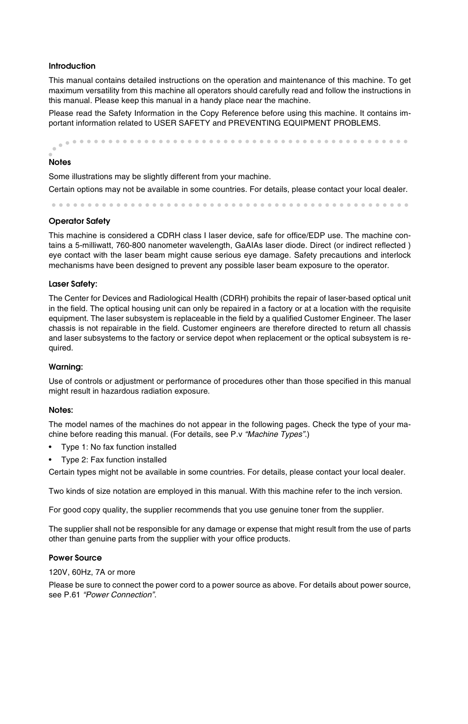 Savin 2513f User Manual | Page 3 / 89