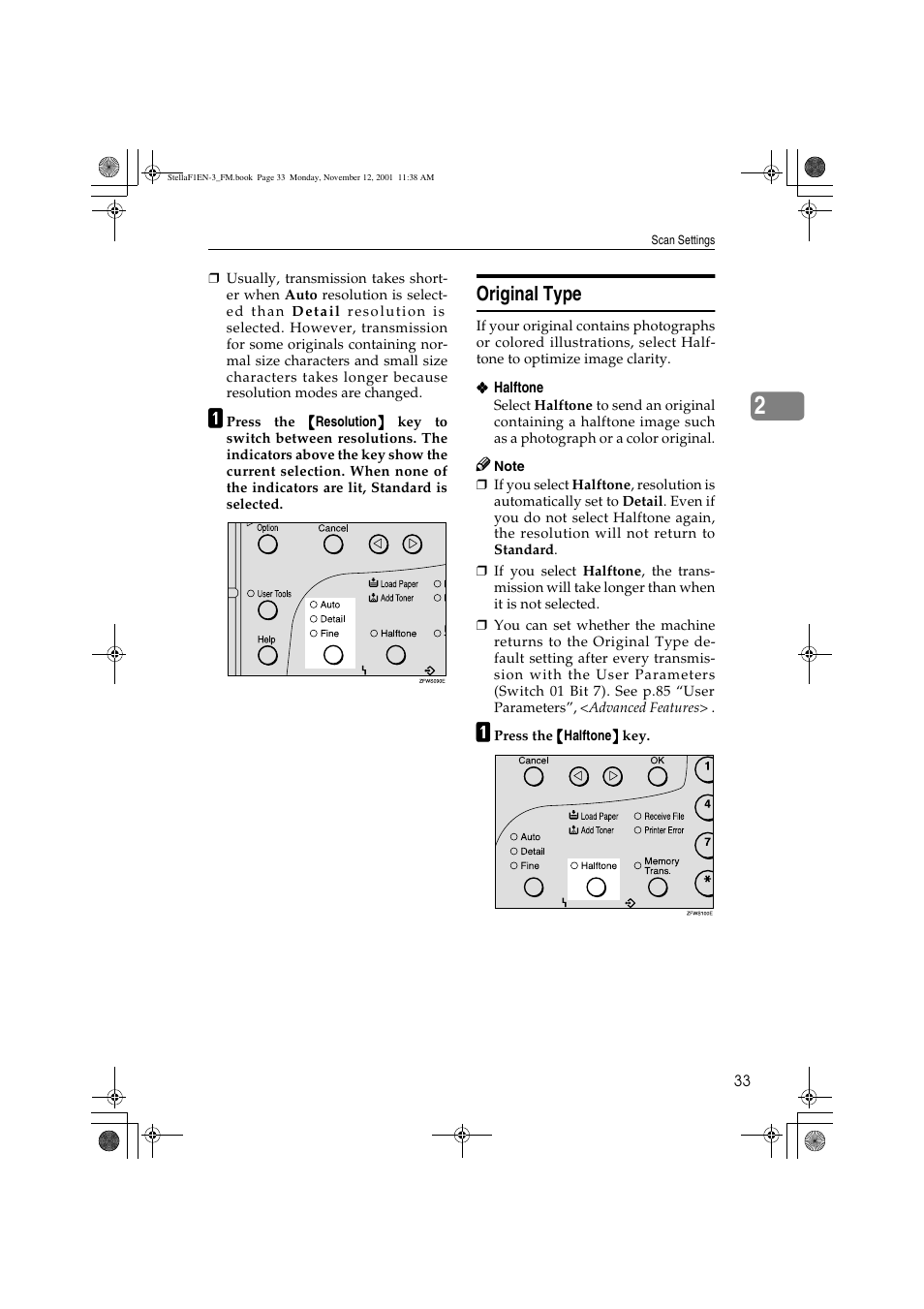 Original type | Savin 3725 User Manual | Page 39 / 86